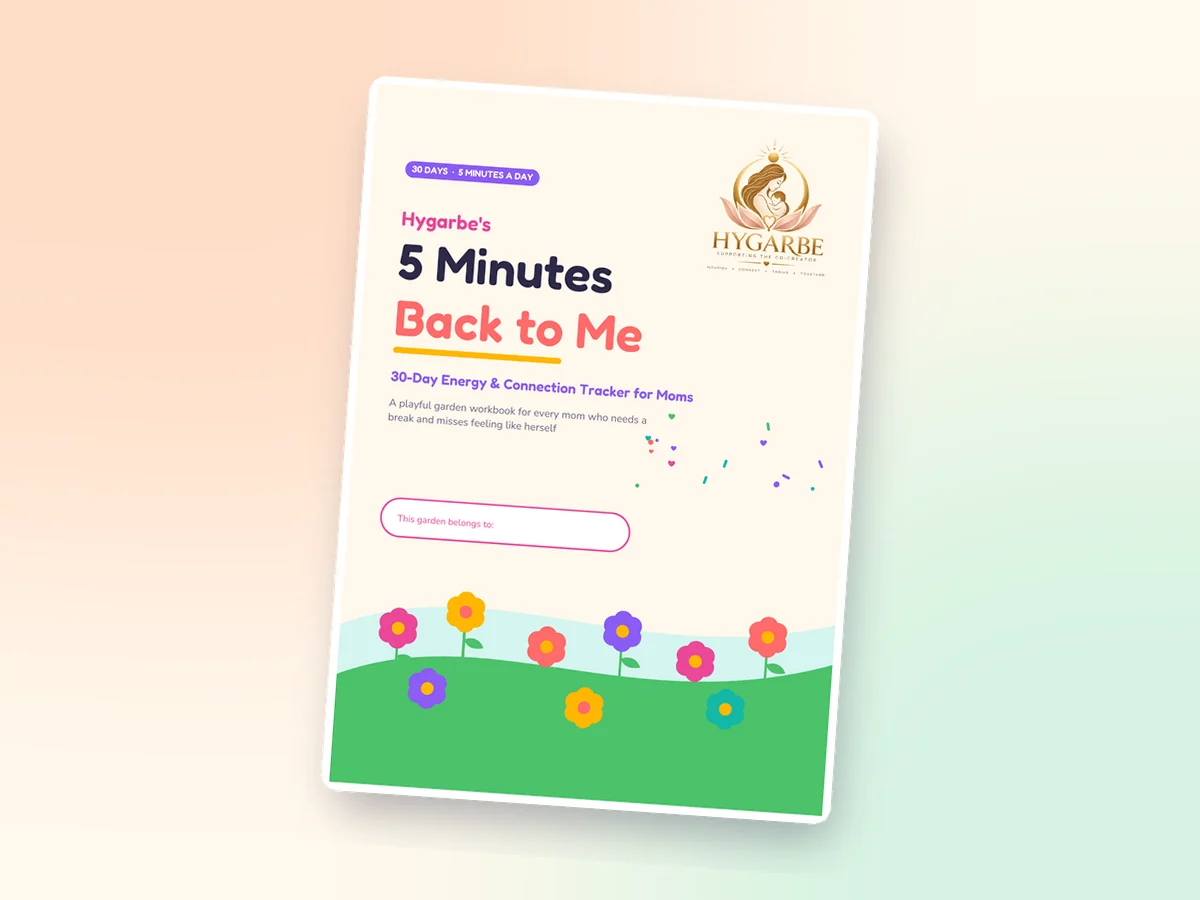 5 Minutes Back to Me workbook cover
